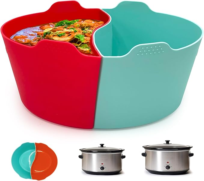 Silicone crockpot dividers