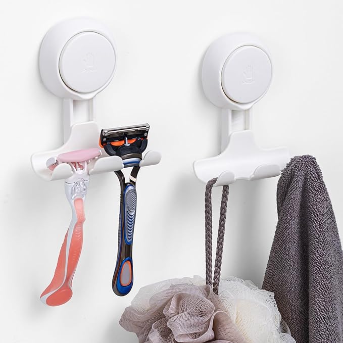 Razor suction clips for&nbsp;shower