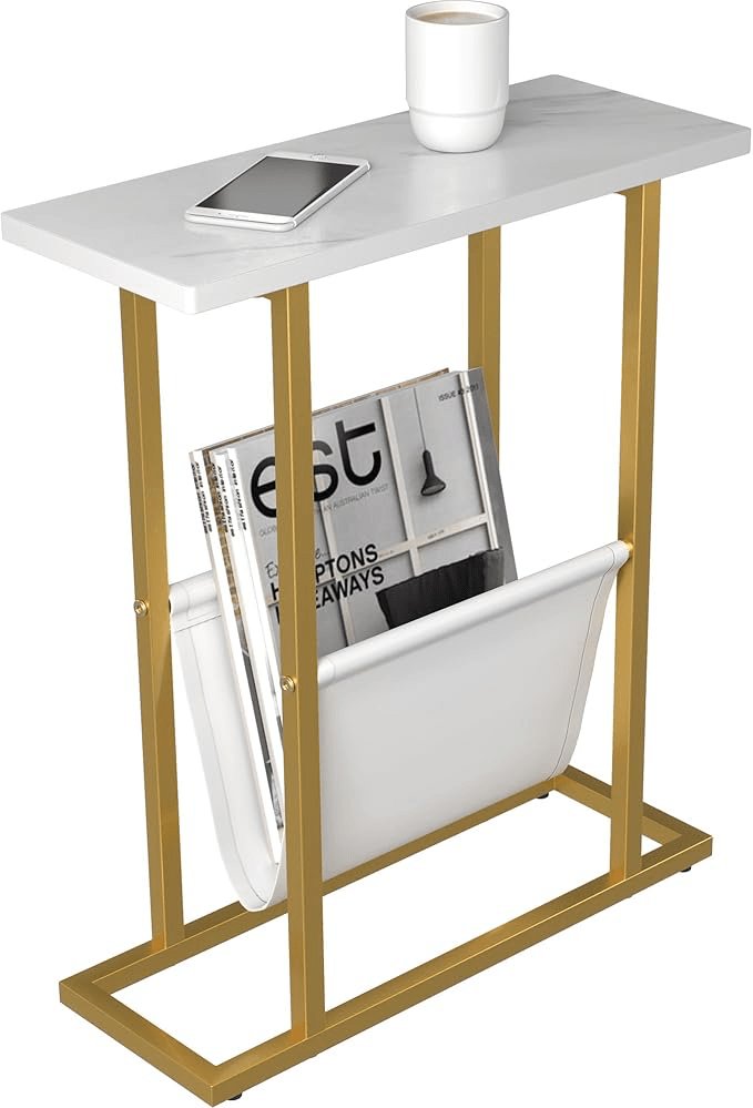 Narrow side table/ magazine&nbsp;rack