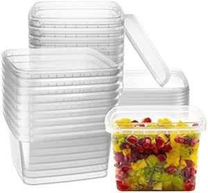 Square deli containers