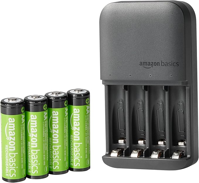Battery charger with rechargeable aa batteries&nbsp;$11.98