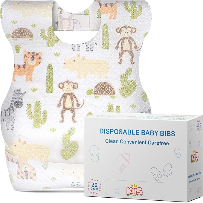 Disposable baby bibs