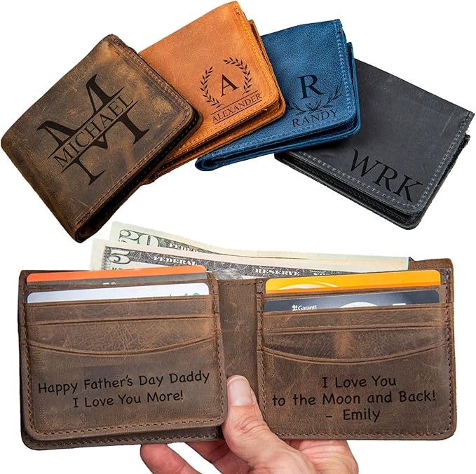 Personalize men’s wallet inside&nbsp;$19