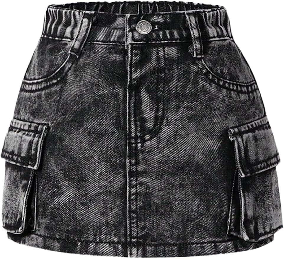 Girls denim skirt now $14