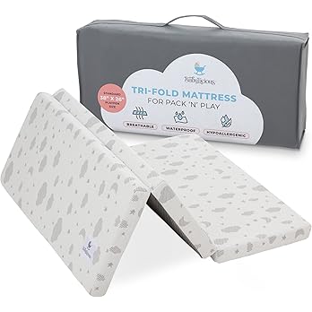 Foldable pack and play mattress